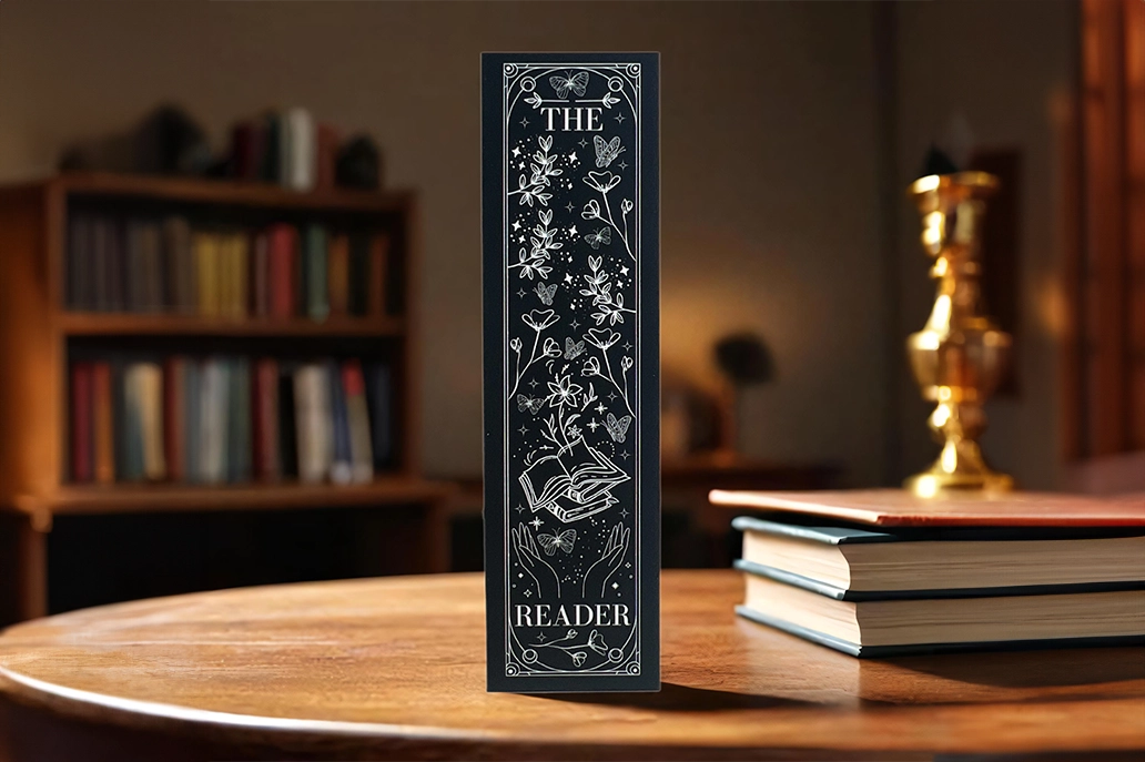 Bookmark with matt finish