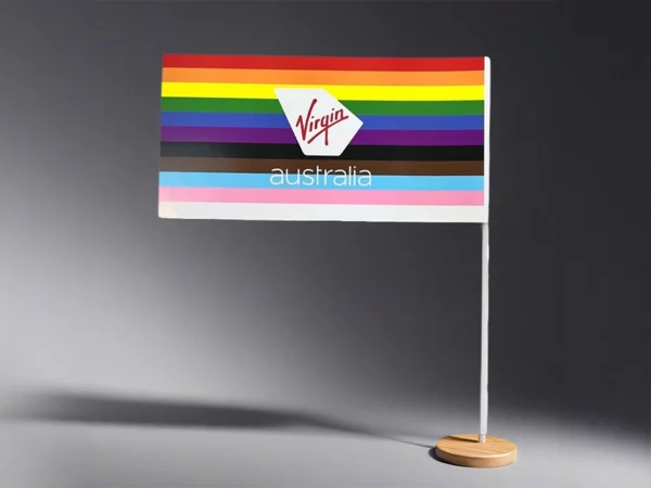 Hand Flag for Virgin Australia