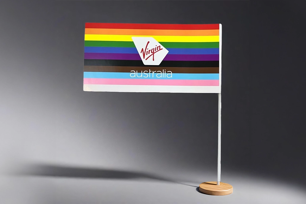 Hand Flag for Virgin Australia