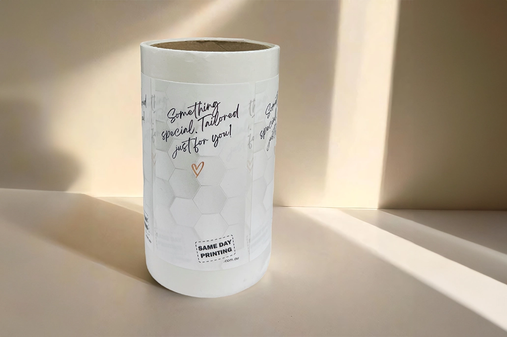 Matt roll label