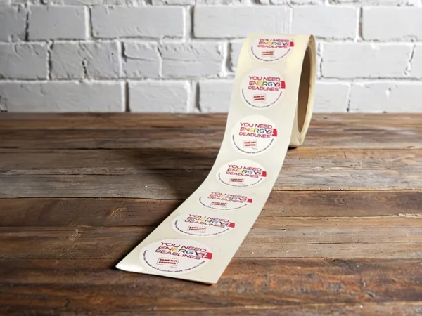 Matt roll label