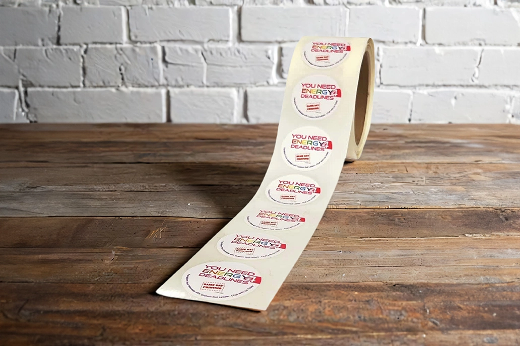 Matt roll label