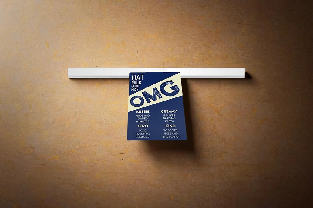 Rectangle portrait shelf wobbler with matt lamination