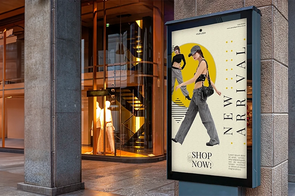 Custom backlit poster