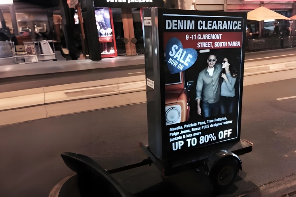 Custom backlit poster