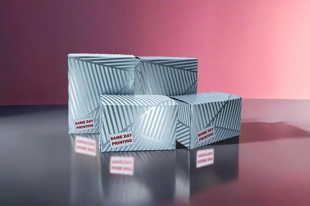 Business card box in gloss coat