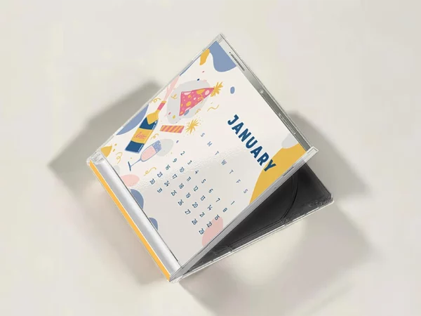 CD case calendar