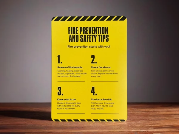 Classic 4 round corner marketing card in matt coated stock