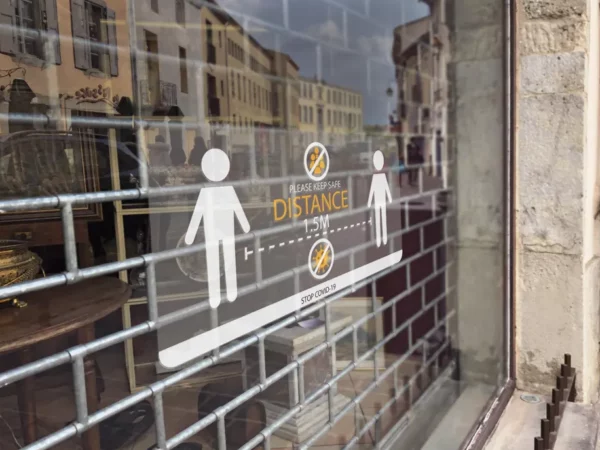 Clear Window Decals - Same Day Printing