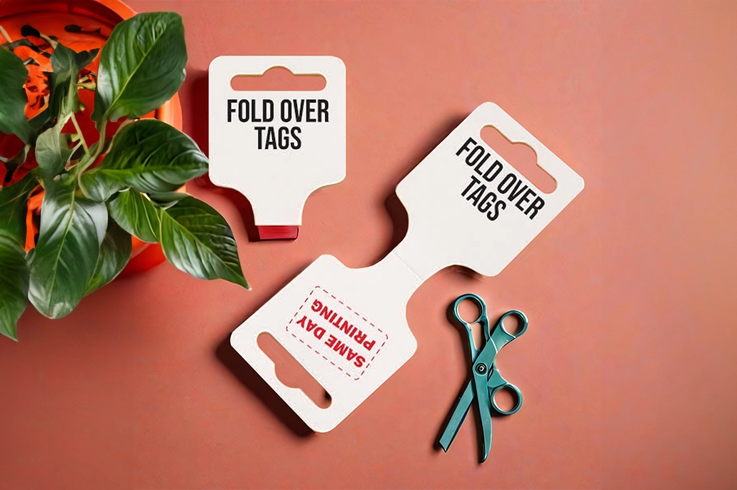 Fold over tags