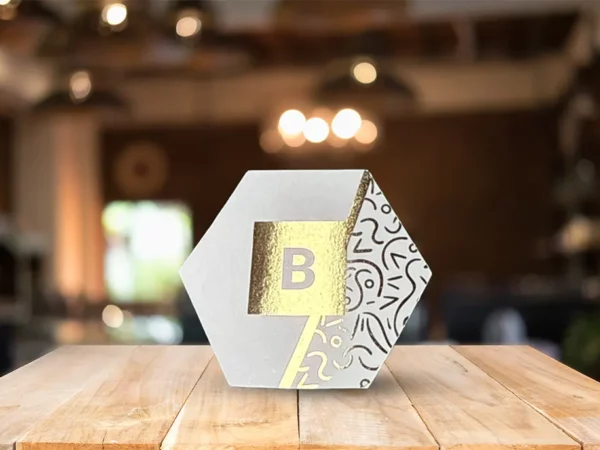 Hexagon_Foil_Business_Card_Same_Day_Printing