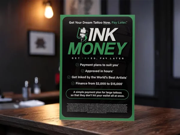 High Volume Strut Cards Tattoo Shop - Same Day Printing