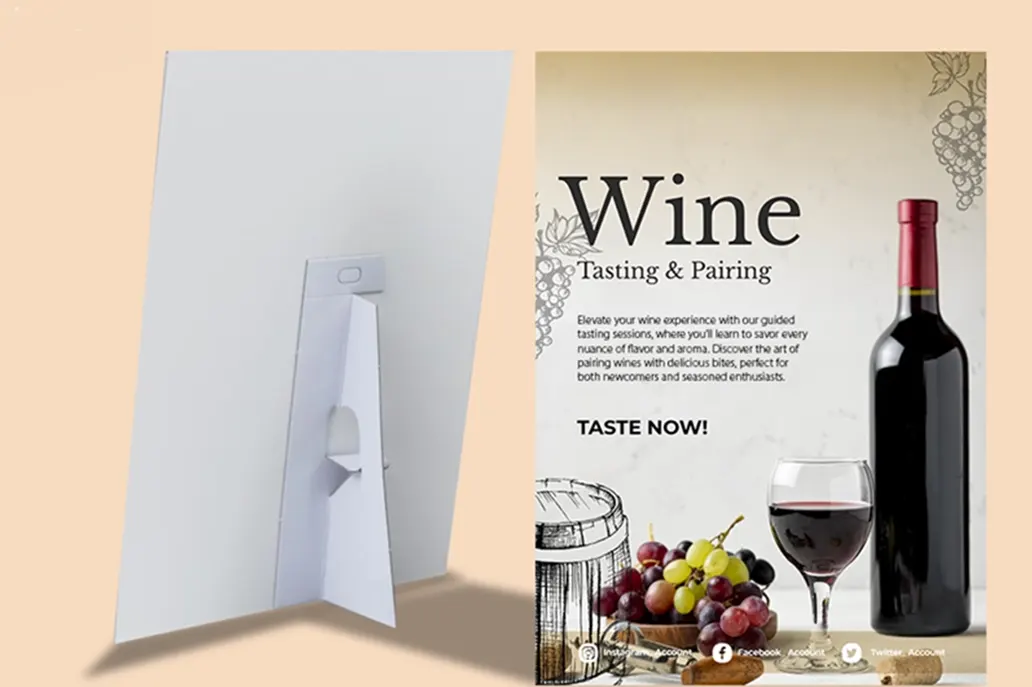 High Volume Strut Cards Wine - Same Day Printing