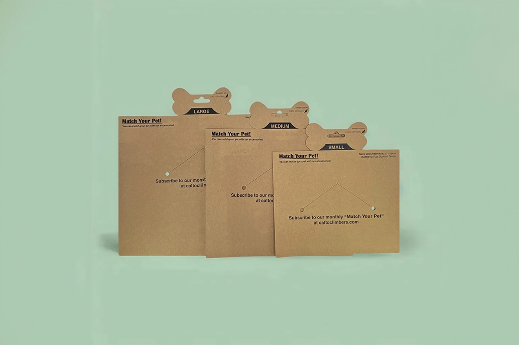 Die cut kraft bag toppers