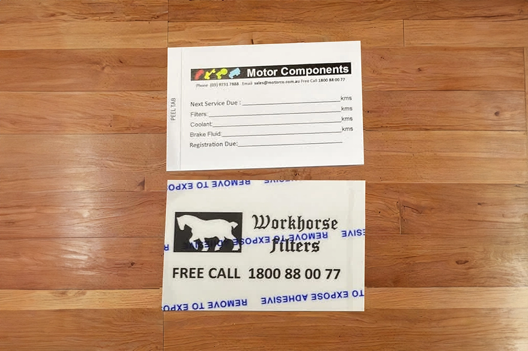 Lube labels