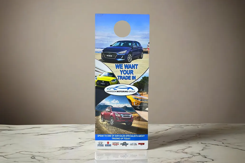Maxi door or car hanger - Same Day Printing Indoor-Scene-1
