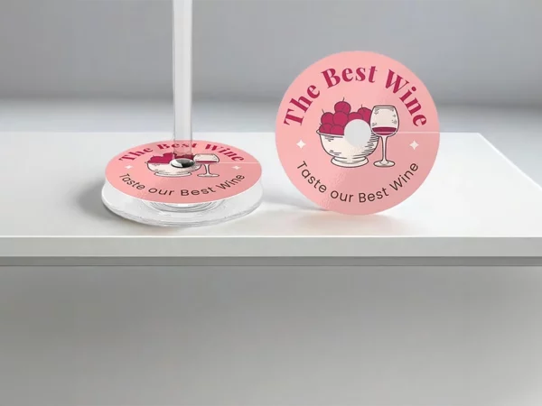 Wine glass collar