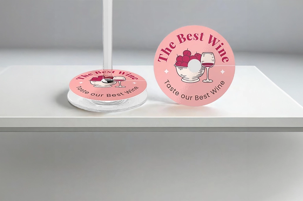 Wine glass collar