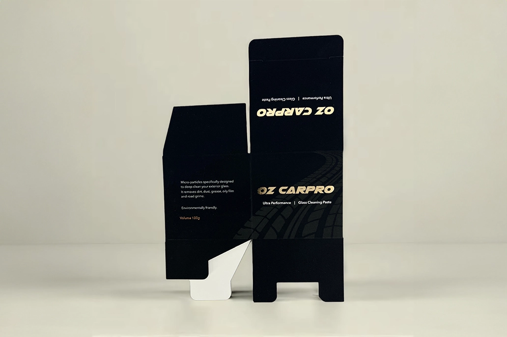Unassembled custom snap back box