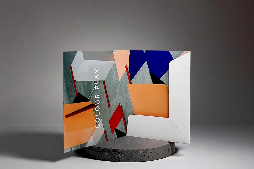 A5 cliplock presentation folder