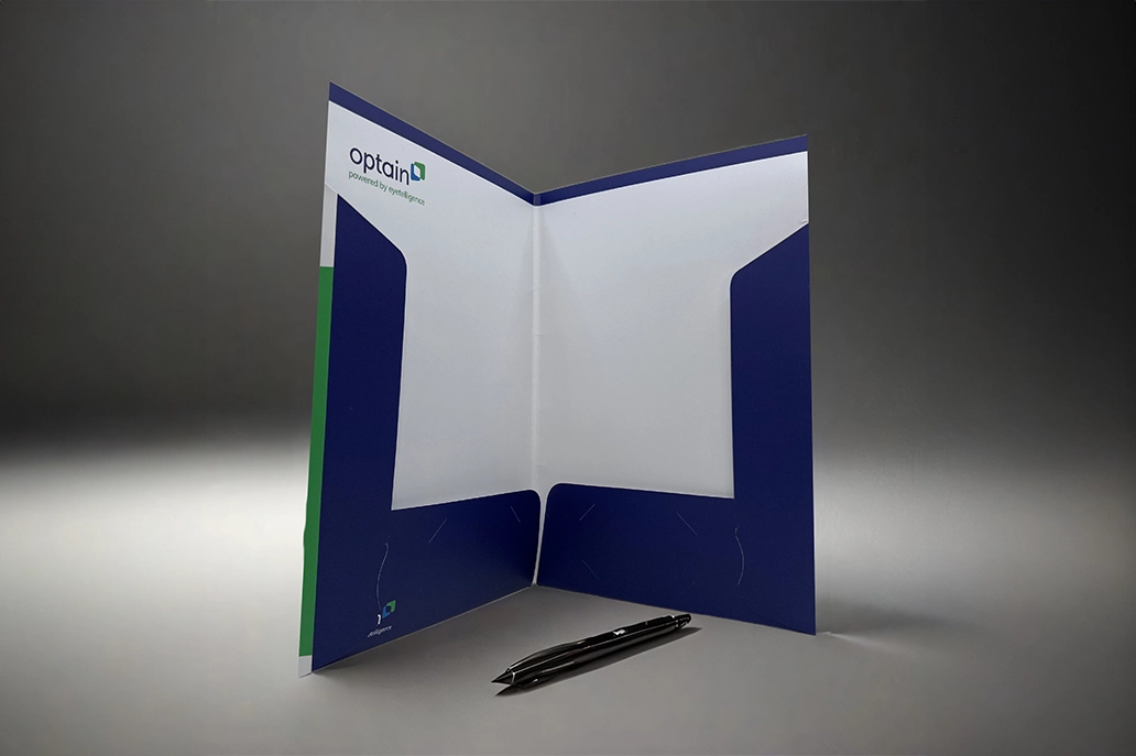 A4 clip lock presentation folder