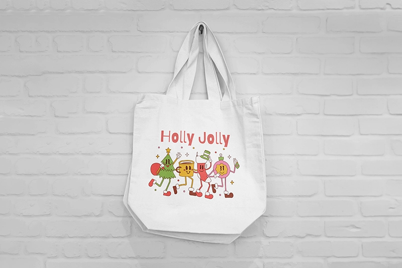 Christmas-Tote Bags-Same-Day-Printing