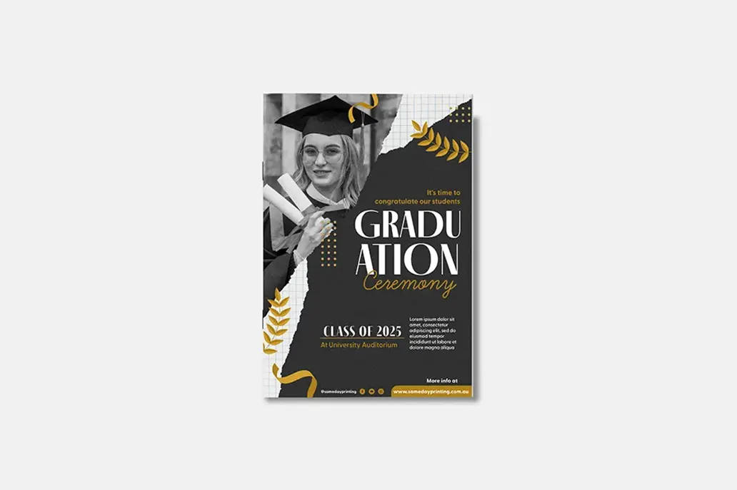 Custom Yearbook Printing - Saddle Stitched - Same Day Printing