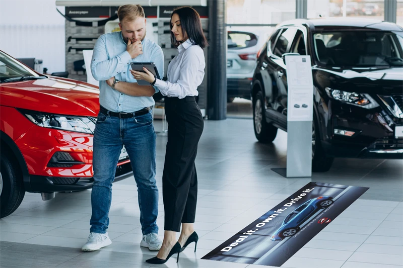 Floor-Decal-Automotive-Industry