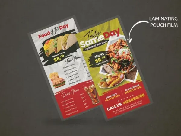 Pouch Laminated Menus 1 - Same Day Printing