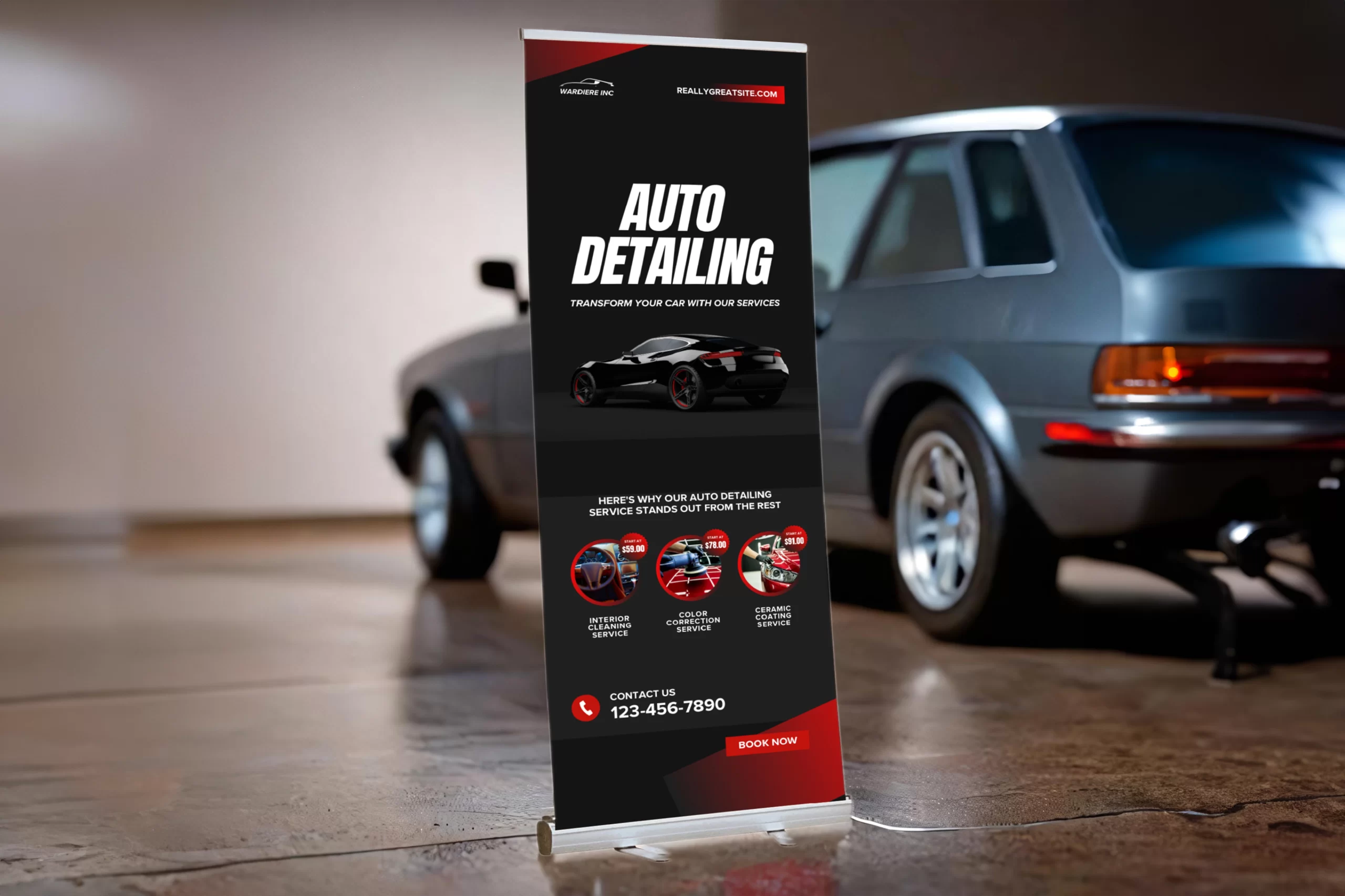 Retractable-Banner-Automotive-Industry