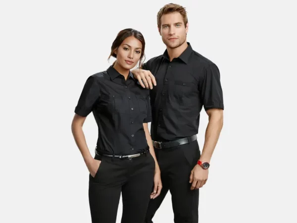 S306MS_Mens Bondi Short Sleeve Shirt_Model