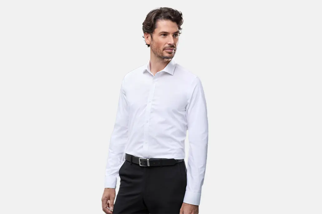 S335ML_Mens Mason Tailored Long Sleeve Shirt_Model