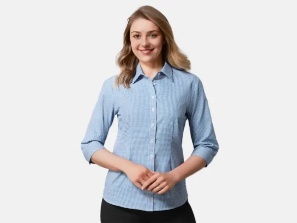 S716LT_Womens Ellison 34 Sleeve Shirt_Model