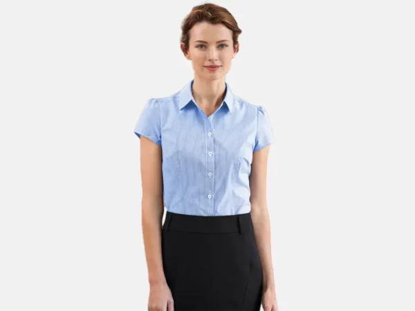 S812LS_Womens Euro Short Sleeve Shirt_Model