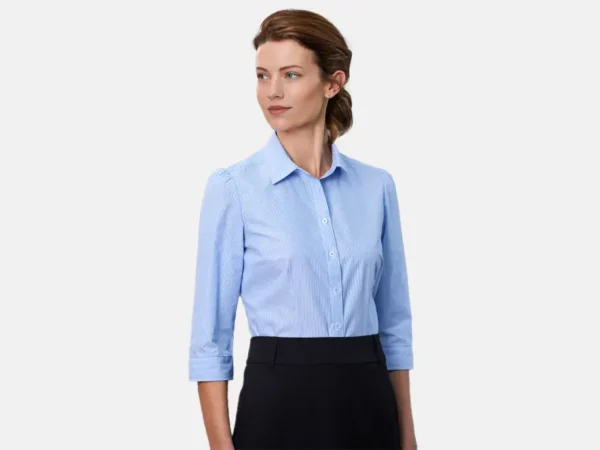 S812LT_Womens Euro 34 Sleeve Shirt_Model