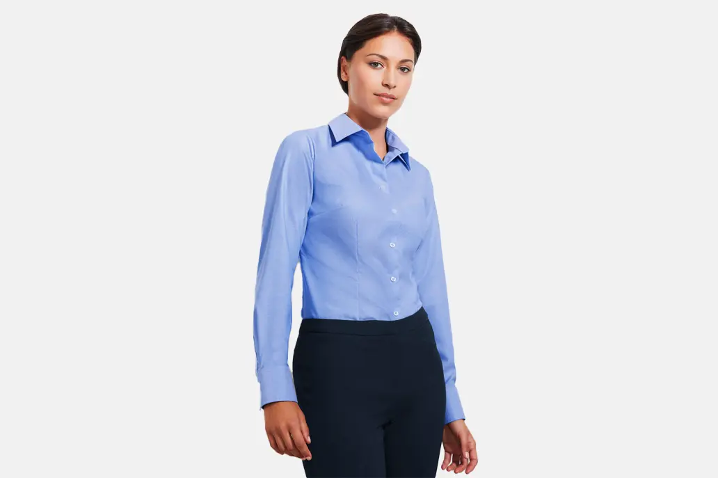 S912LL_Womens Regent Long Sleeve Shirt_Model