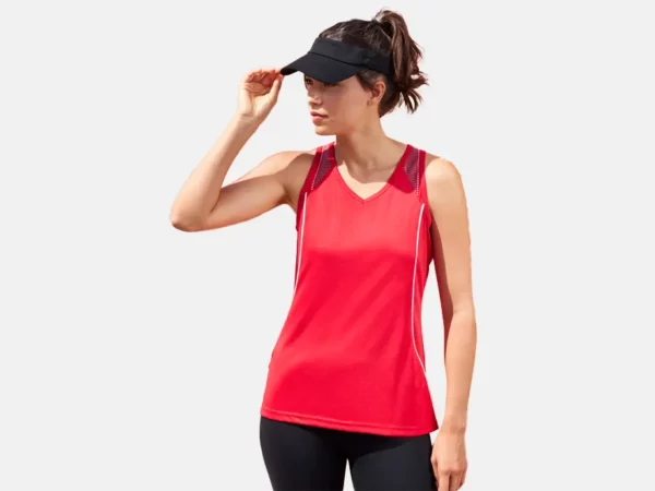 SG407L_Womens Razor Singlet_Model
