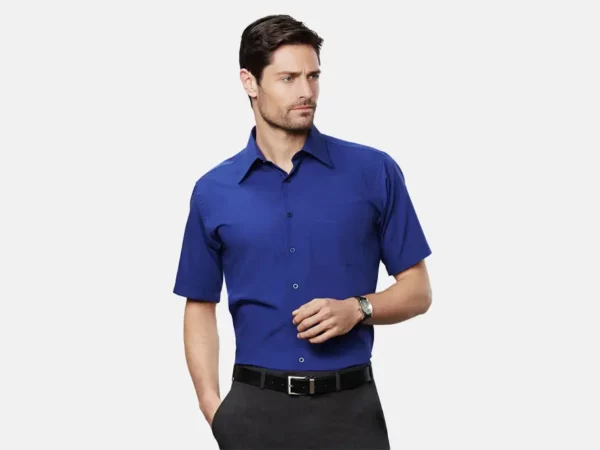 SH715_Mens Metro Short Sleeve Shirt_Model