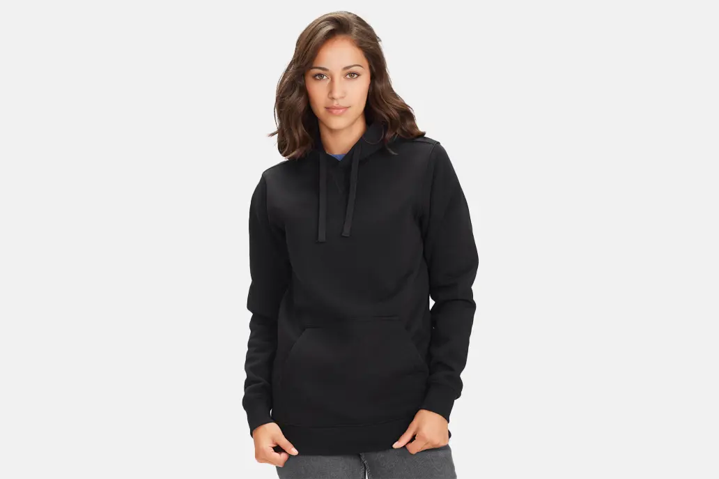 SW760L_Womens Crew Hoodie_Model