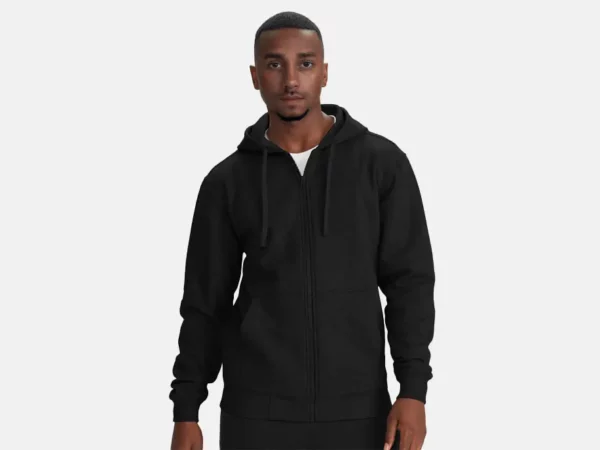 SW762M_Mens Crew Zip Hoodie_Model