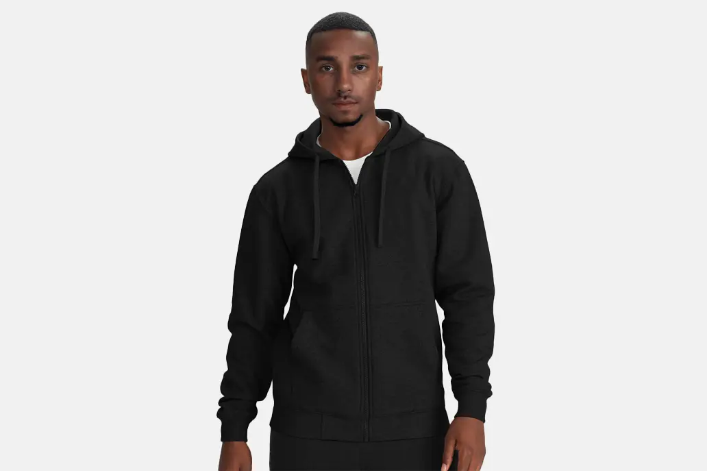 SW762M_Mens Crew Zip Hoodie_Model