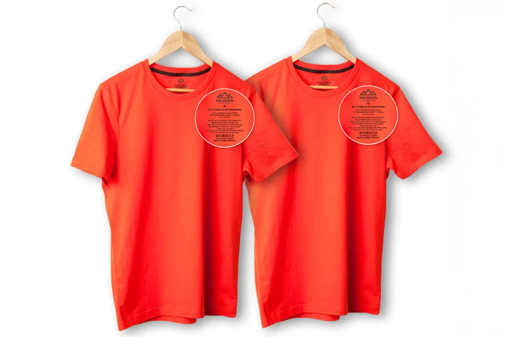 Shirt Tags - Tagless Care Labels - Same Day Printing