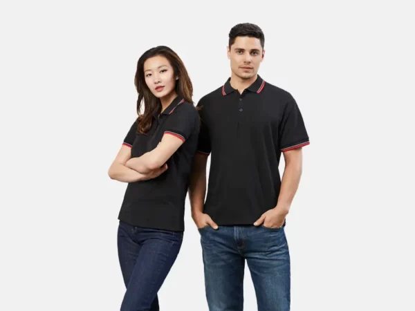 P227LS_Womens Cambridge Short Sleeve Polo - Model