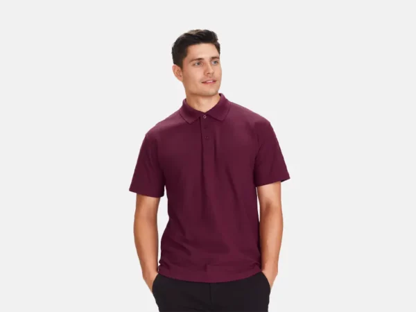 P400MS_Mens Crew Short Sleeve Polo - Model