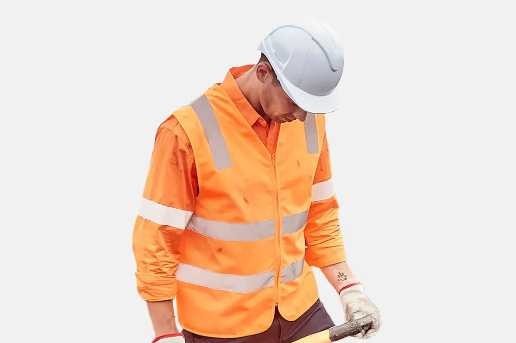 Unisex Hi Vis VIC Rail Zip Vest_ZV687
