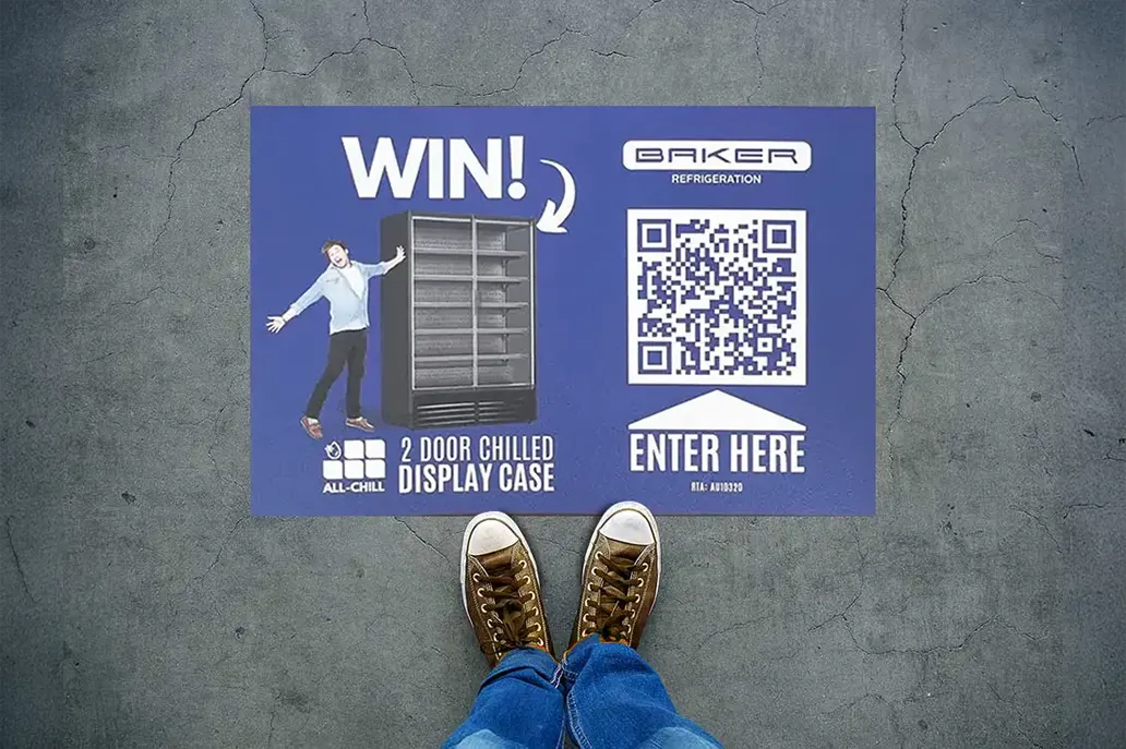 Concrete Floor Sticker Top - Same Day Printing 2