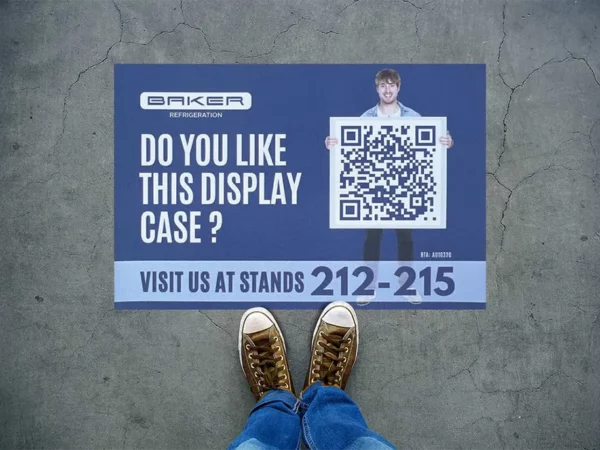 Concrete Floor Sticker Top - Same Day Printing