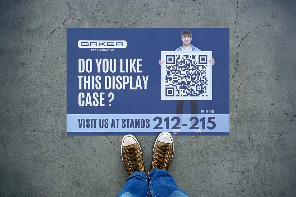 Concrete Floor Sticker Top - Same Day Printing
