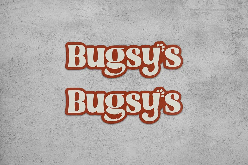 Bugsy kiss cut matt vinyl sticker - Same Day Printing