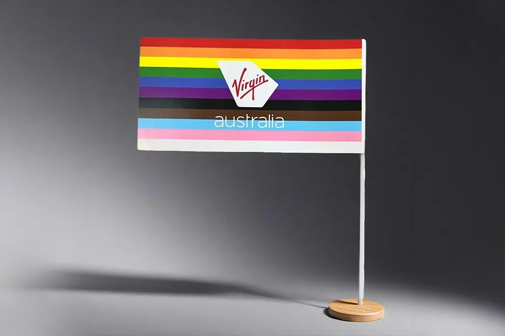 Hand Flags - Virgin Australia - Same Day Printing